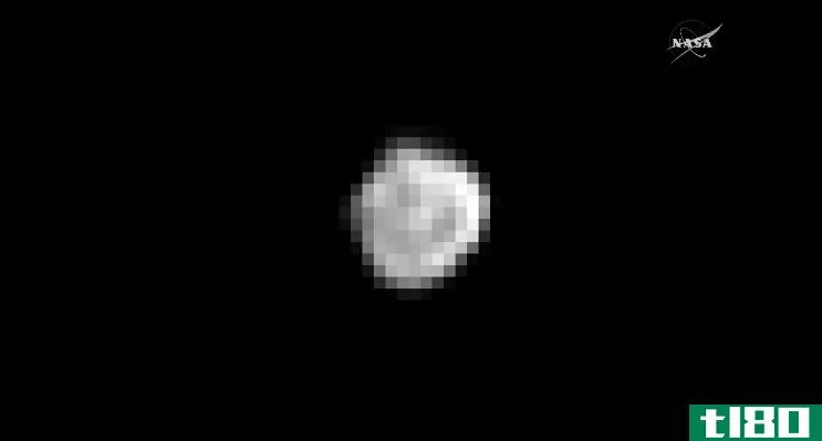 《新视野》拍摄了冥王星卫星尼克斯的第一张特写照片