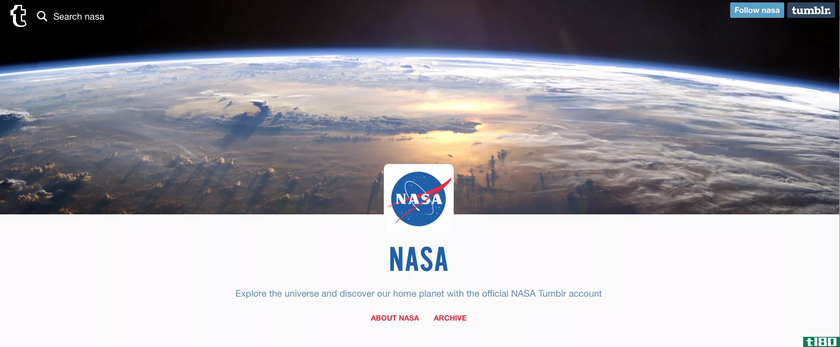 美国航天局加入tumblr提供“常规剂量的太空”