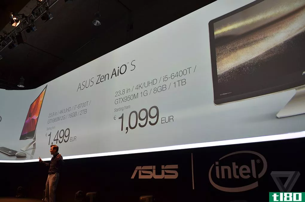 华硕推出€时尚的zen aio s台式电脑的1099价格