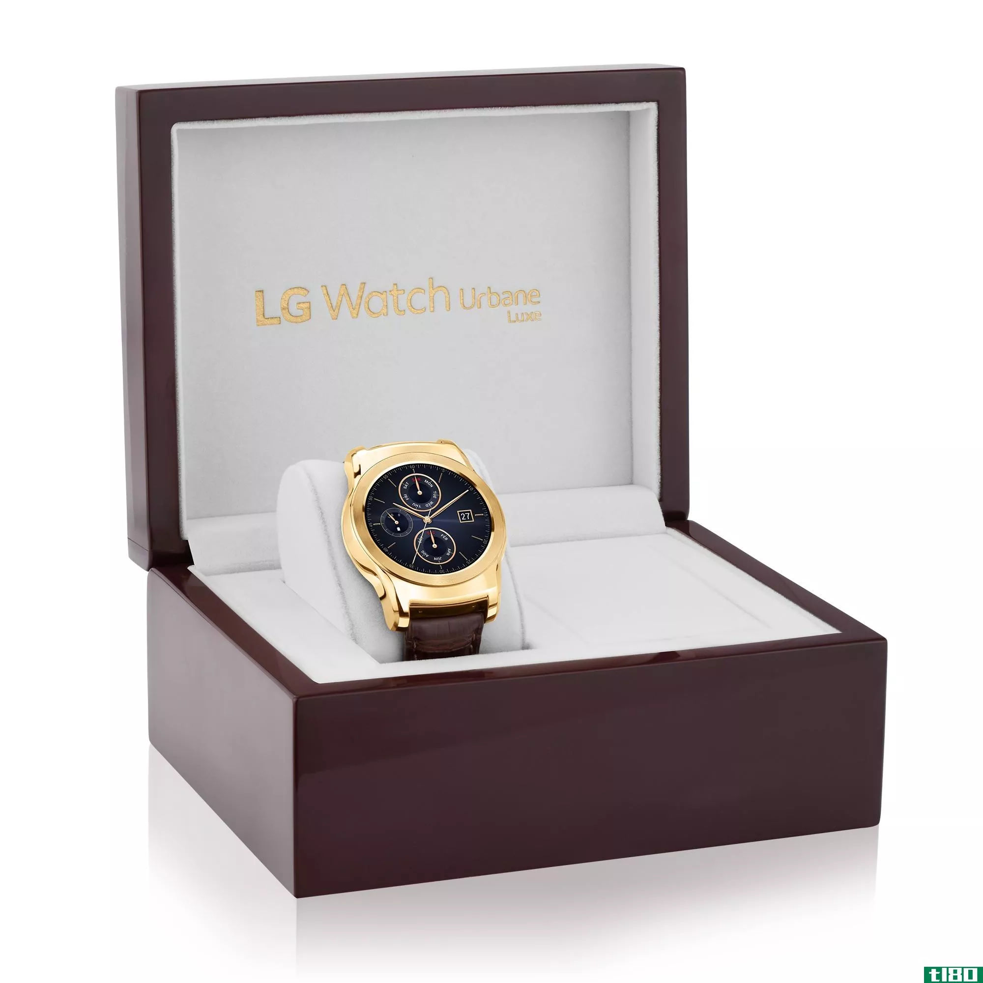 lg手表urbane luxe是一款23克拉的黄金智能手表，售价1200美元
