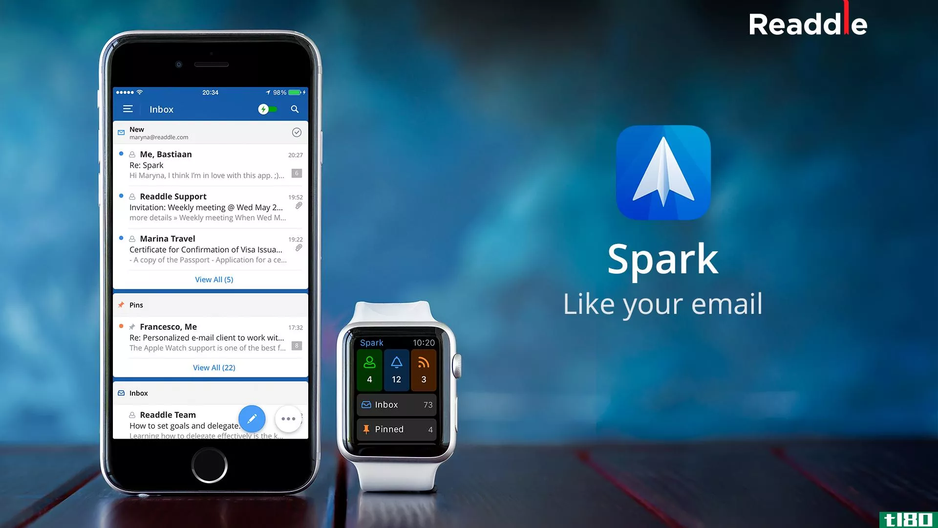 spark for iphone是一种快速、智能的电子邮件管理方式