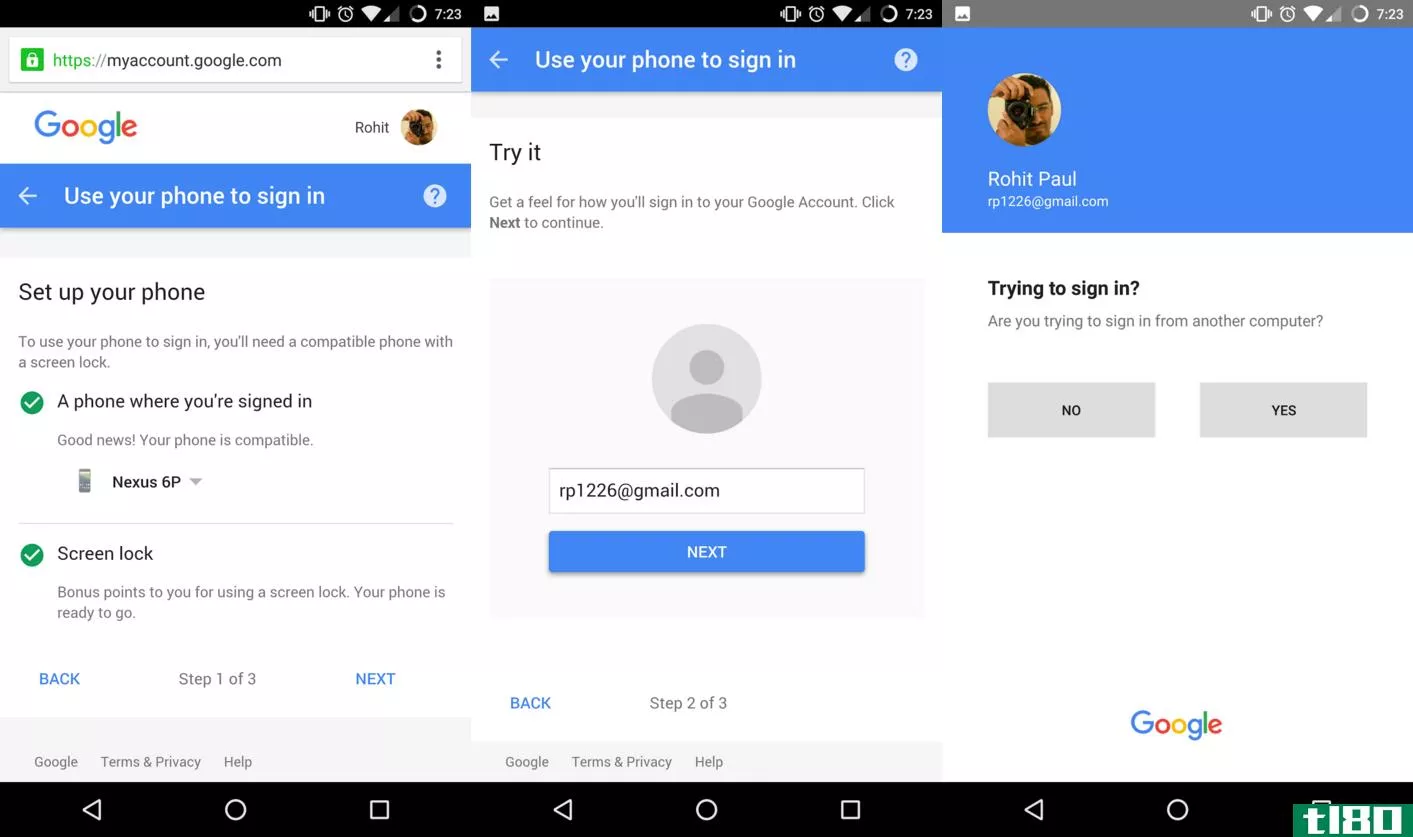 谷歌正在测试一种用户无需密码即可登录的方法
