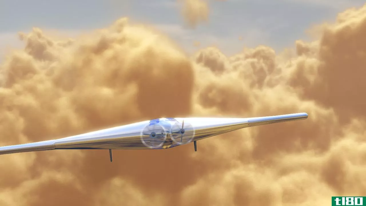 这架充气飞机可以探索金星的云层