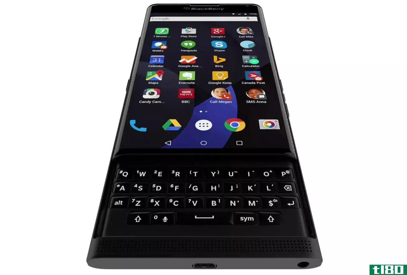 这是黑莓android滑盖手机的gif