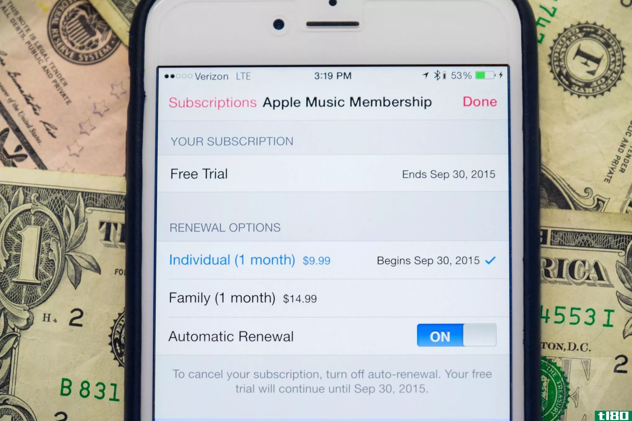苹果音乐的付费用户数量是spotify的三分之一