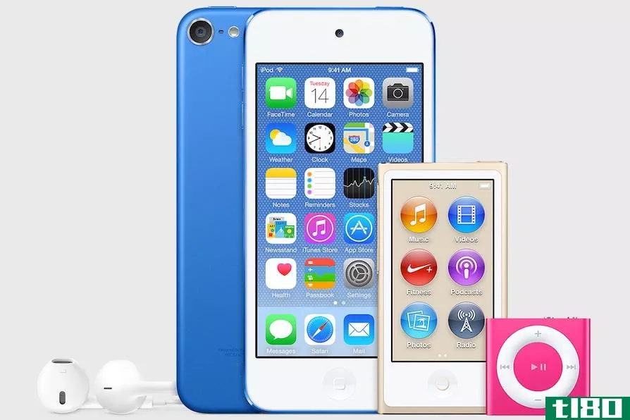 苹果用新的颜色和对ipodtouch的重大升级刷新了ipod的阵容