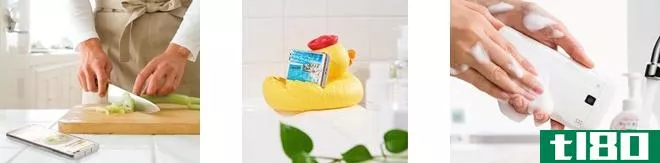 日本现在有一个防肥皂，可洗的电话，为怕细菌的洗澡爱好者