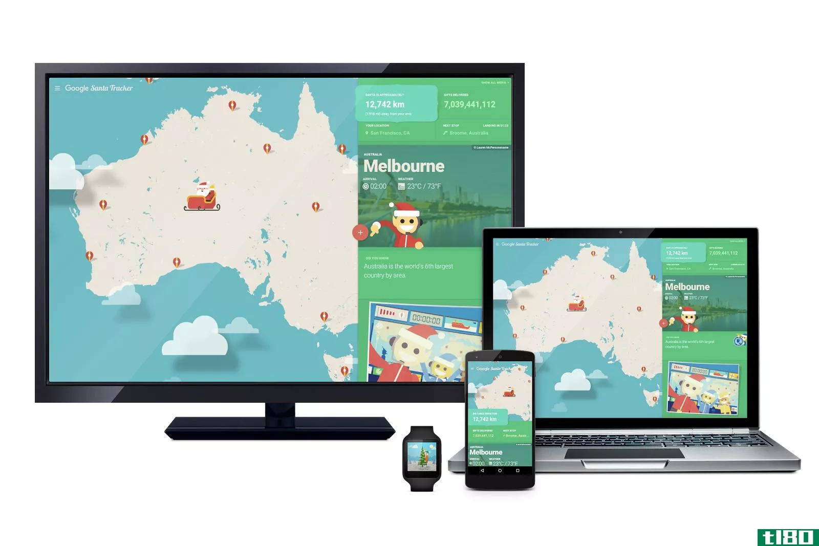 谷歌和微软推出圣诞老人跟踪器，让孩子们探索全球