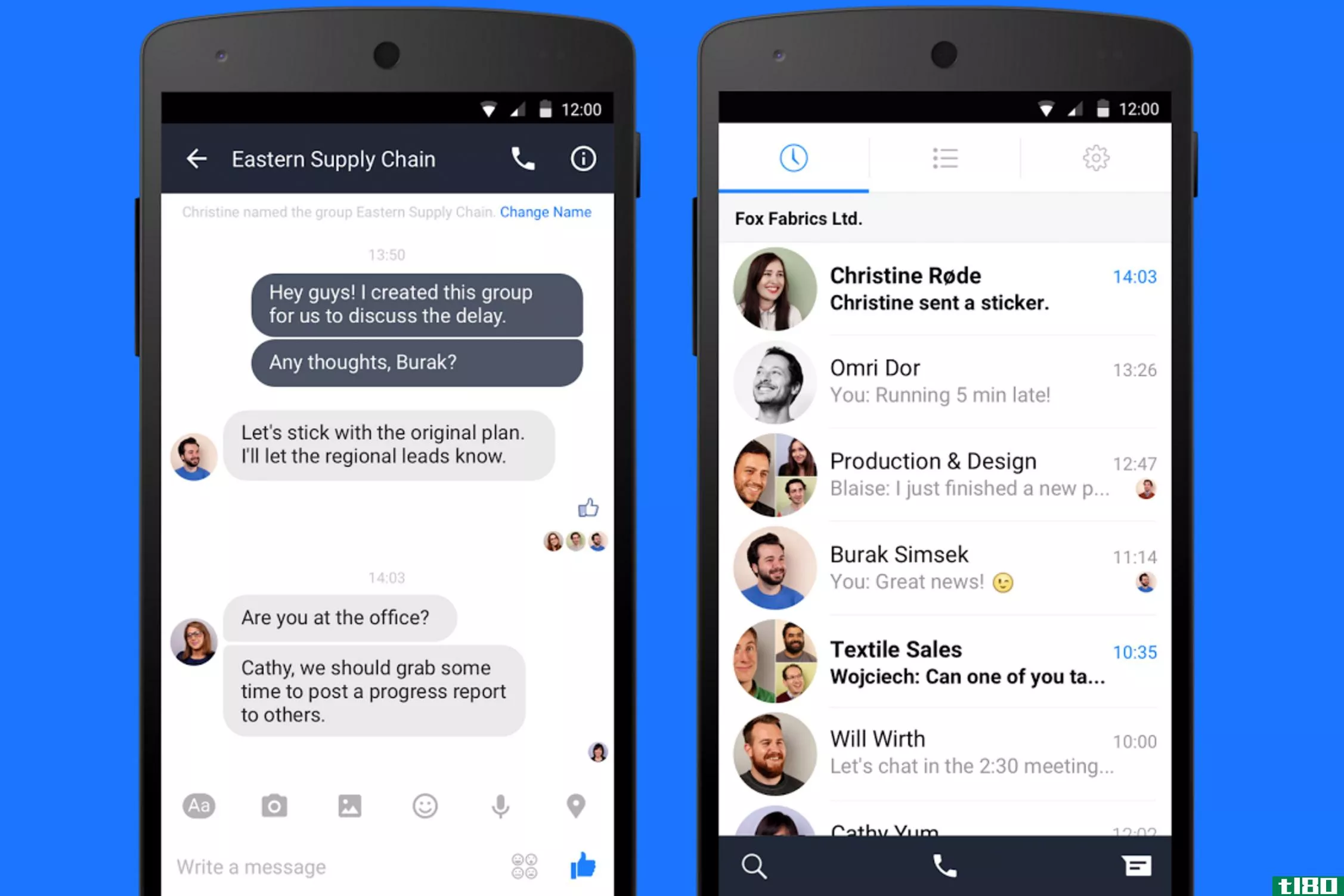 facebook推出了一个用于工作的messenger版本