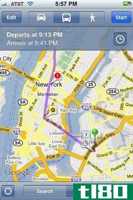 iOS9为苹果地图带来了公共交通方向