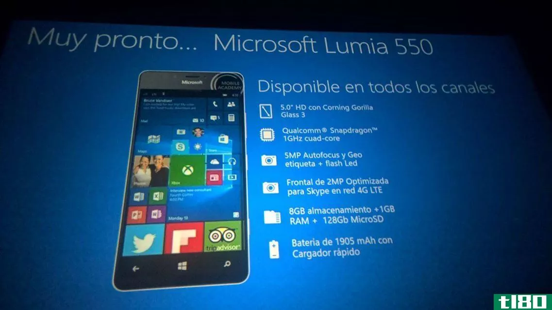 lumia 550泄露微软旗舰windows手机
