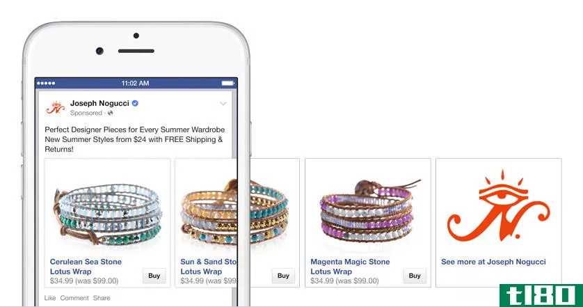facebook允许更多的商家在帖子中添加购买按钮
