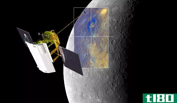 这是美国航天局信使号坠入水星前发出的最后一张图像