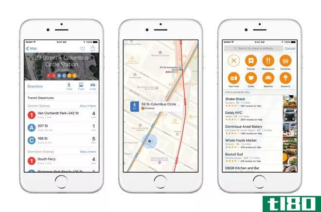 苹果公司将地图扩展到波士顿和悉尼的公共交通方向