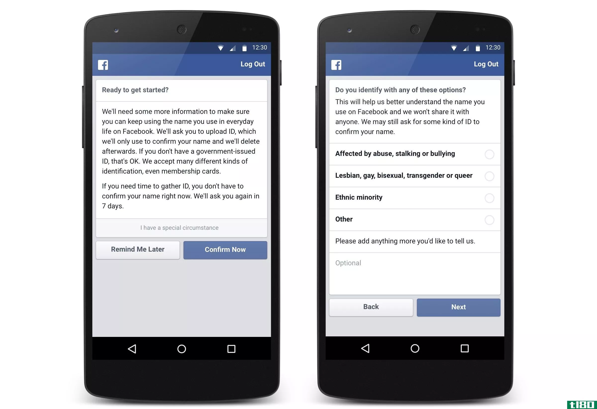 facebook正在改变实施实名制的方式