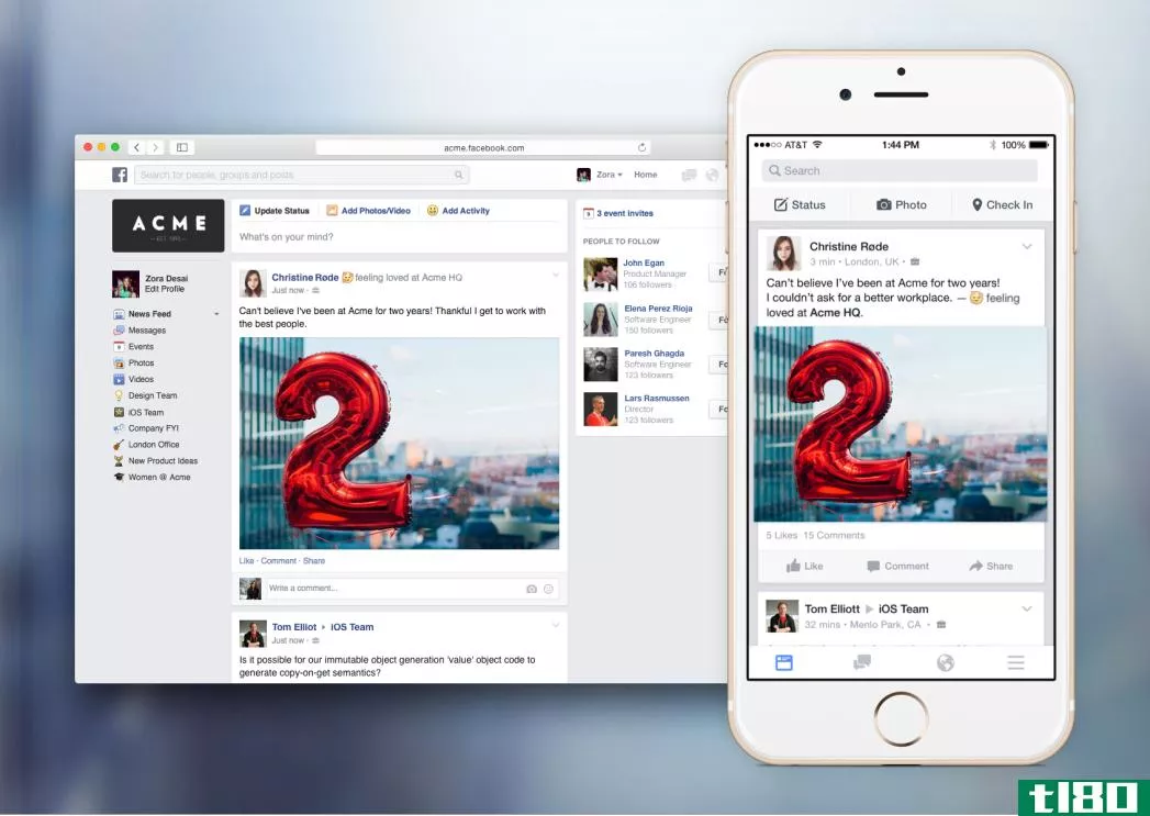 facebook正在将其职场社交网络扩展到数百家公司