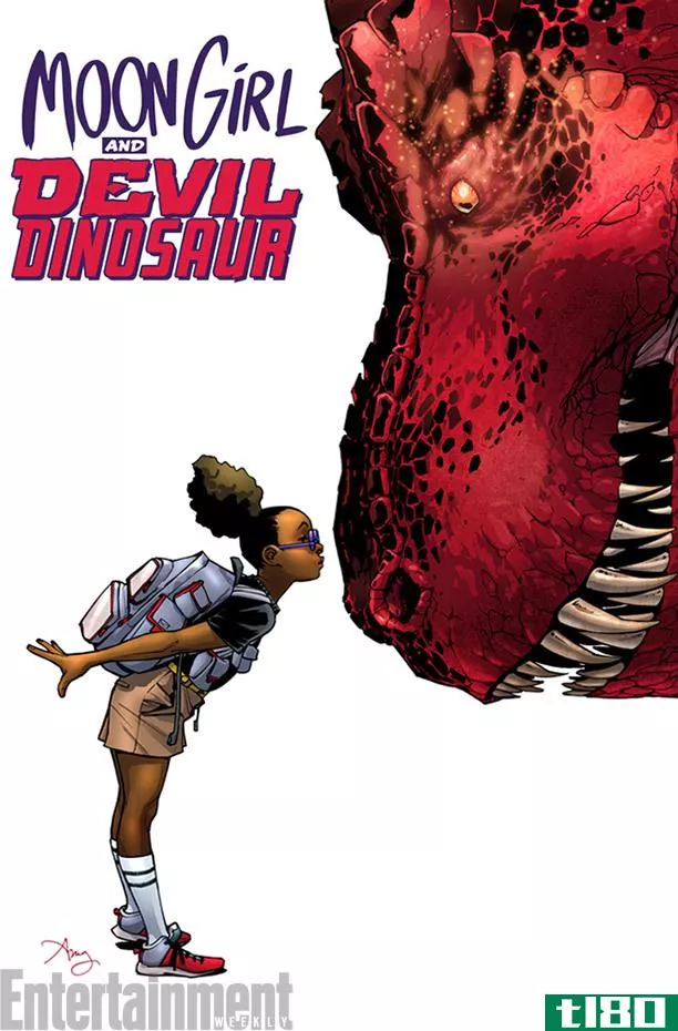 惊奇漫画的下一个女超级英雄是一个带着恐龙的小女孩