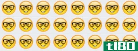 weird glasses emoji