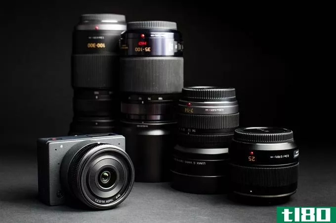 e1是一个微型4k相机，可以让你更换镜头