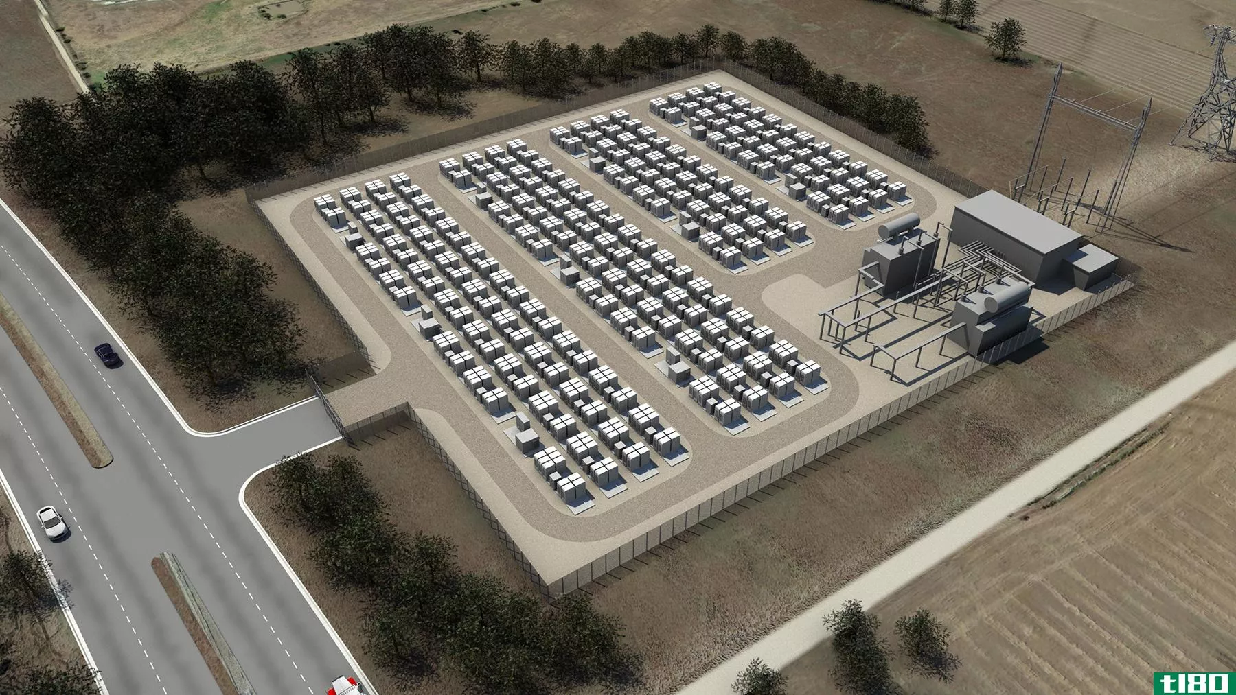 特斯拉的巨大新电池将为亚马逊、塔吉特和其他公司储存电力