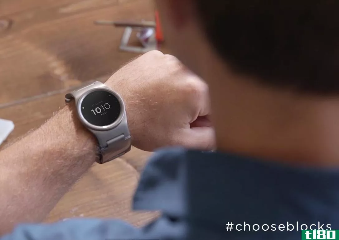 kickstarter上刚刚推出的积木模块化智能手表