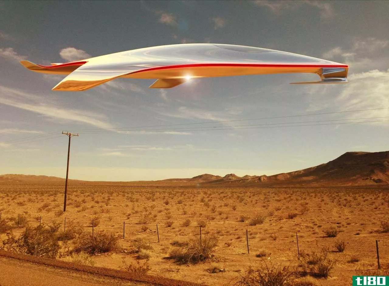 法拉利的设计负责人设想了未来怪异、美丽的宇宙飞船