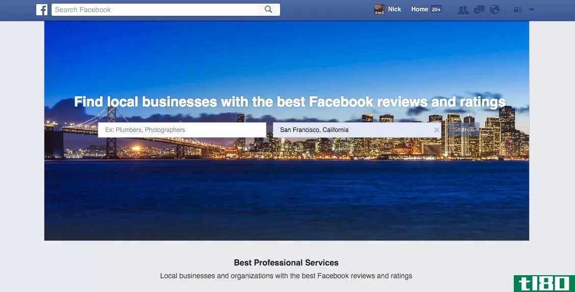 facebook有一个秘密的yelp竞争对手来寻找本地企业