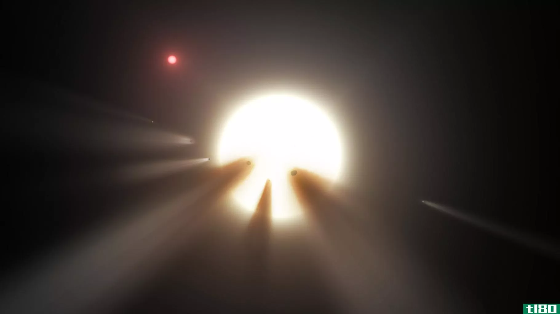 “外星巨结构”环绕着遥远的恒星运行，这很可能是彗星