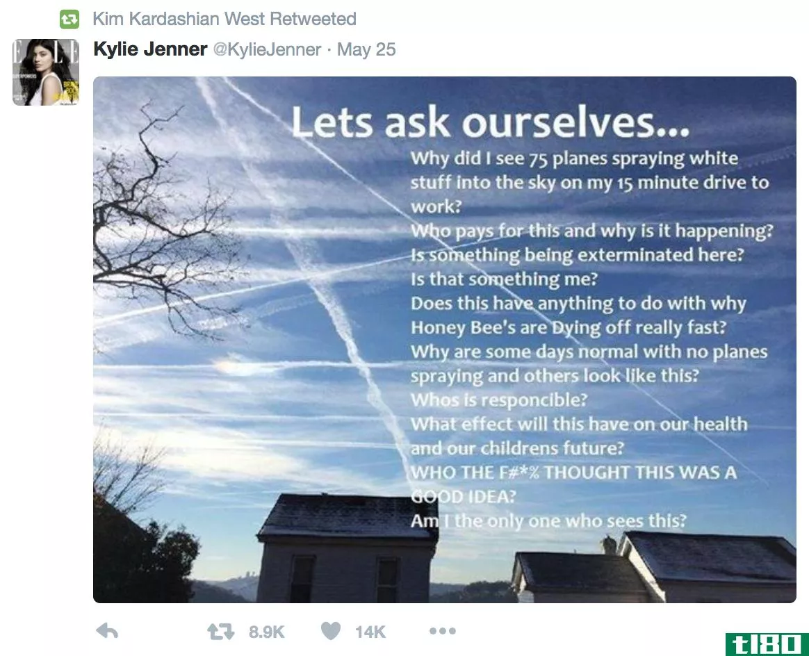 kim kylie chemtrails