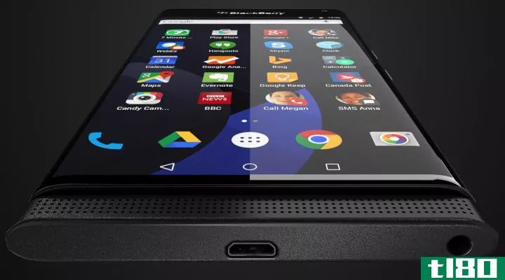 这是黑莓即将推出的安卓手机，即将来到美国电话电报公司？