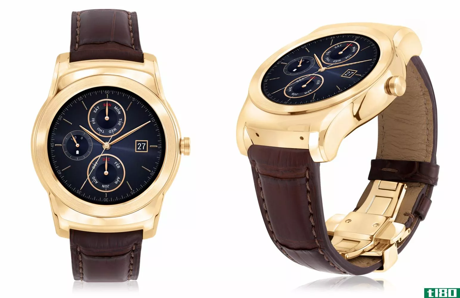 lg手表urbane luxe是一款23克拉的黄金智能手表，售价1200美元