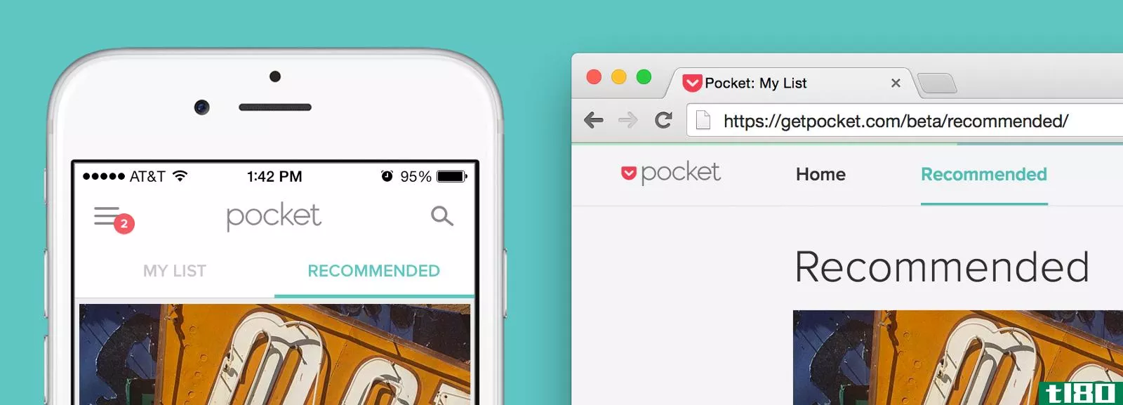 pocket开始在新的公测版中推荐文章和视频