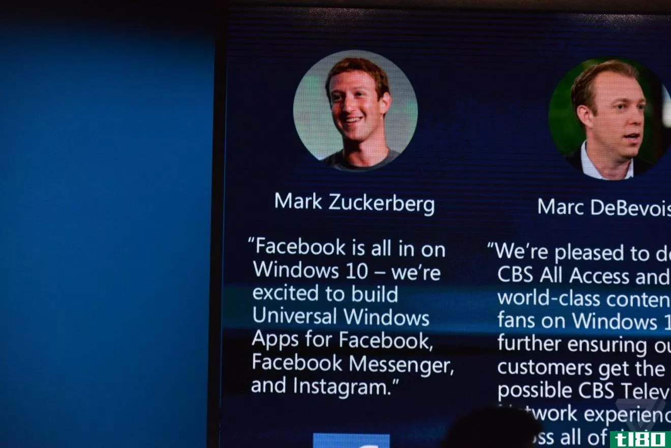 facebook正在为messenger和instagram**Windows10应用程序