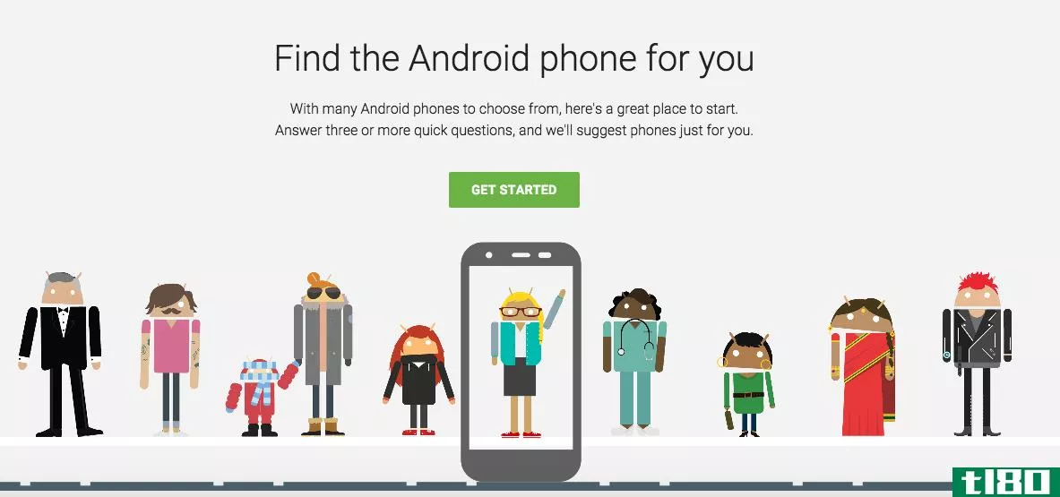 让谷歌告诉你你需要什么android手机