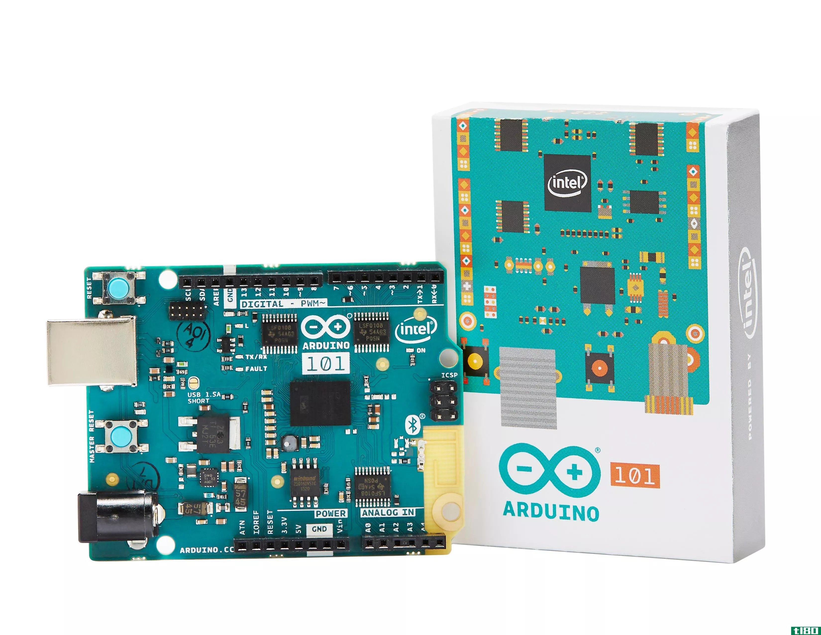 这款新的arduino板是第一款使用英特尔居里模块的产品