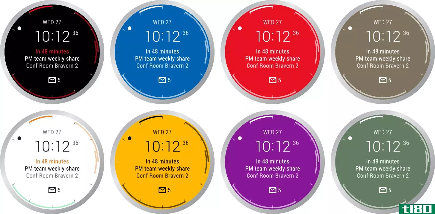 微软为android wear**了一款功能强大的outlook手表