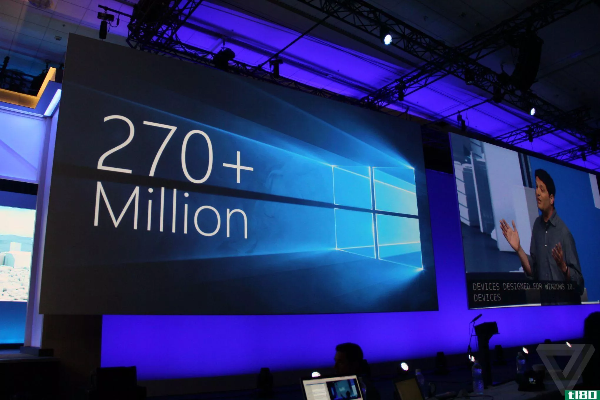 目前有2.7亿台机器运行windows 10
