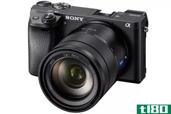 索尼a6300无镜相机具有4k视频和快速自动对焦功能