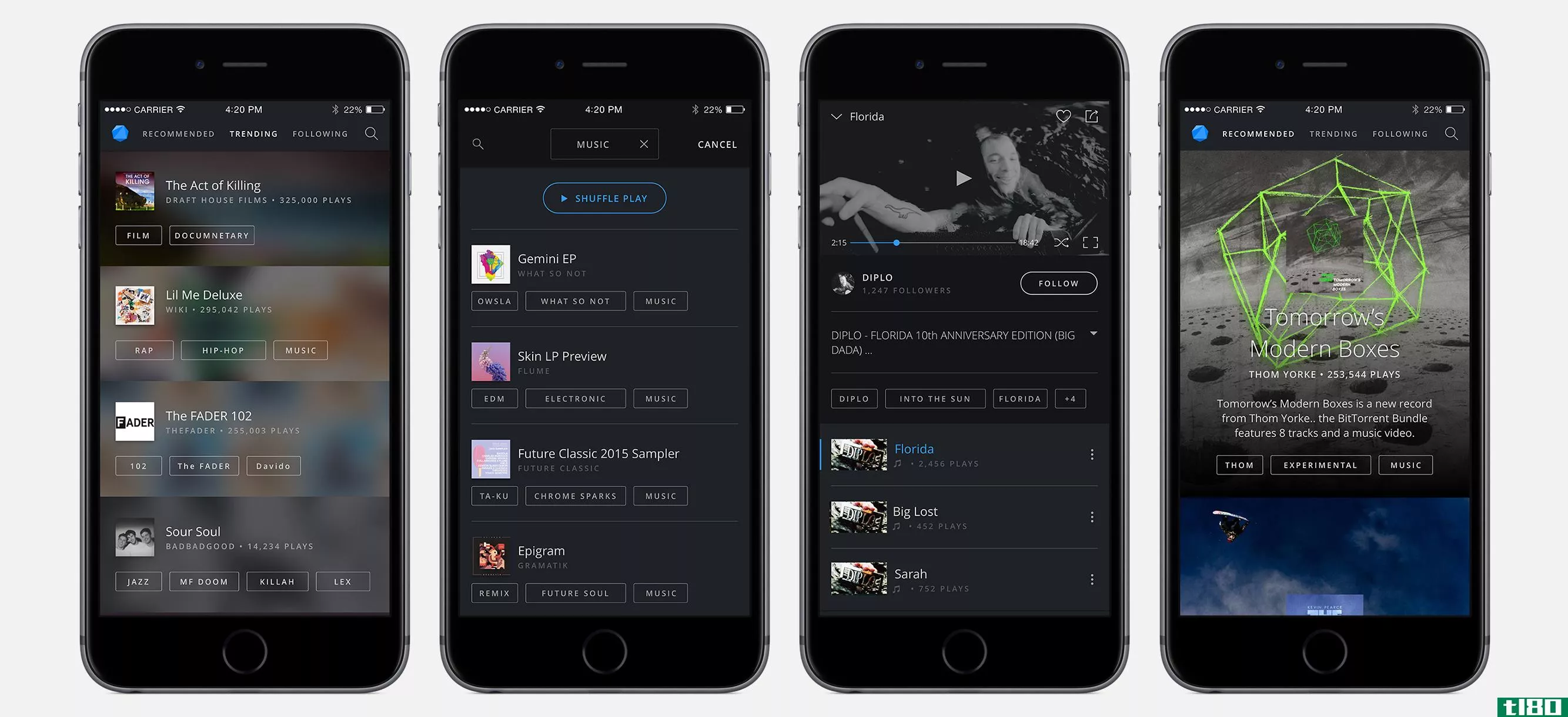 bittorrent推出了一款适用于ios、android和苹果电视的音乐和视频流应用程序