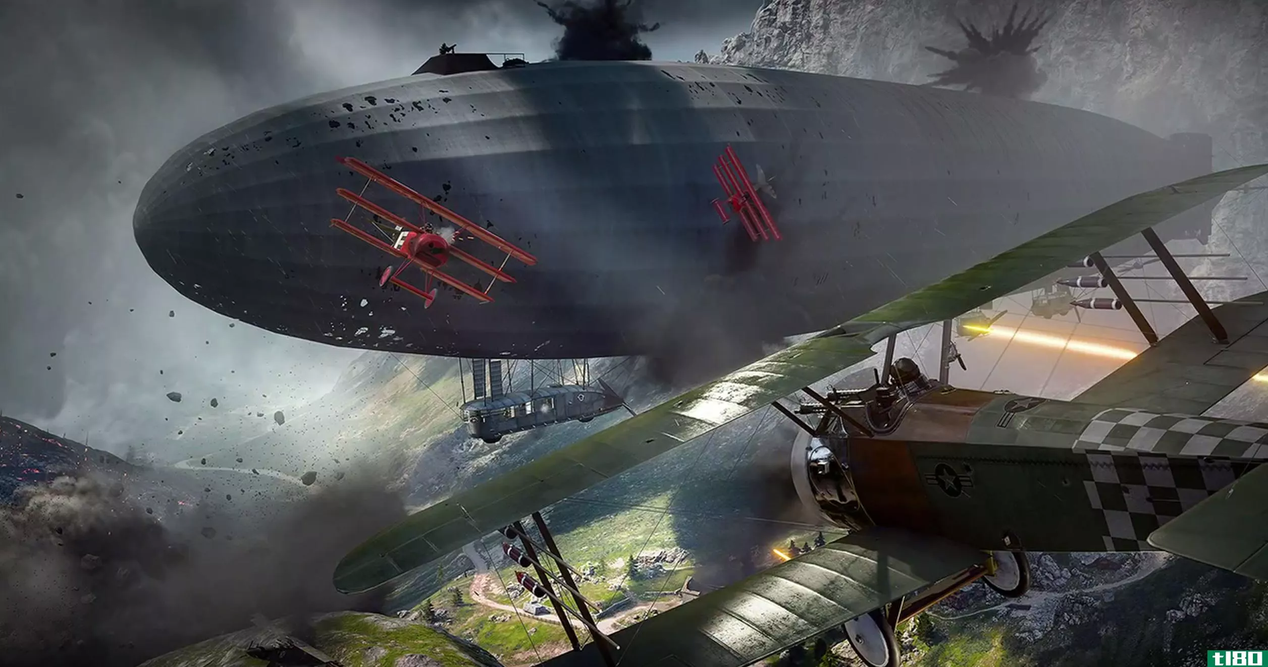 新战场1游戏预告片：马，双翼飞机，飞艇，坦克和摩托车