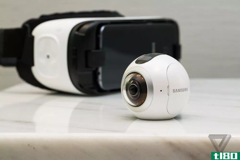 三星的gear 360虚拟现实相机在美国上市，售价349.99美元，差不多