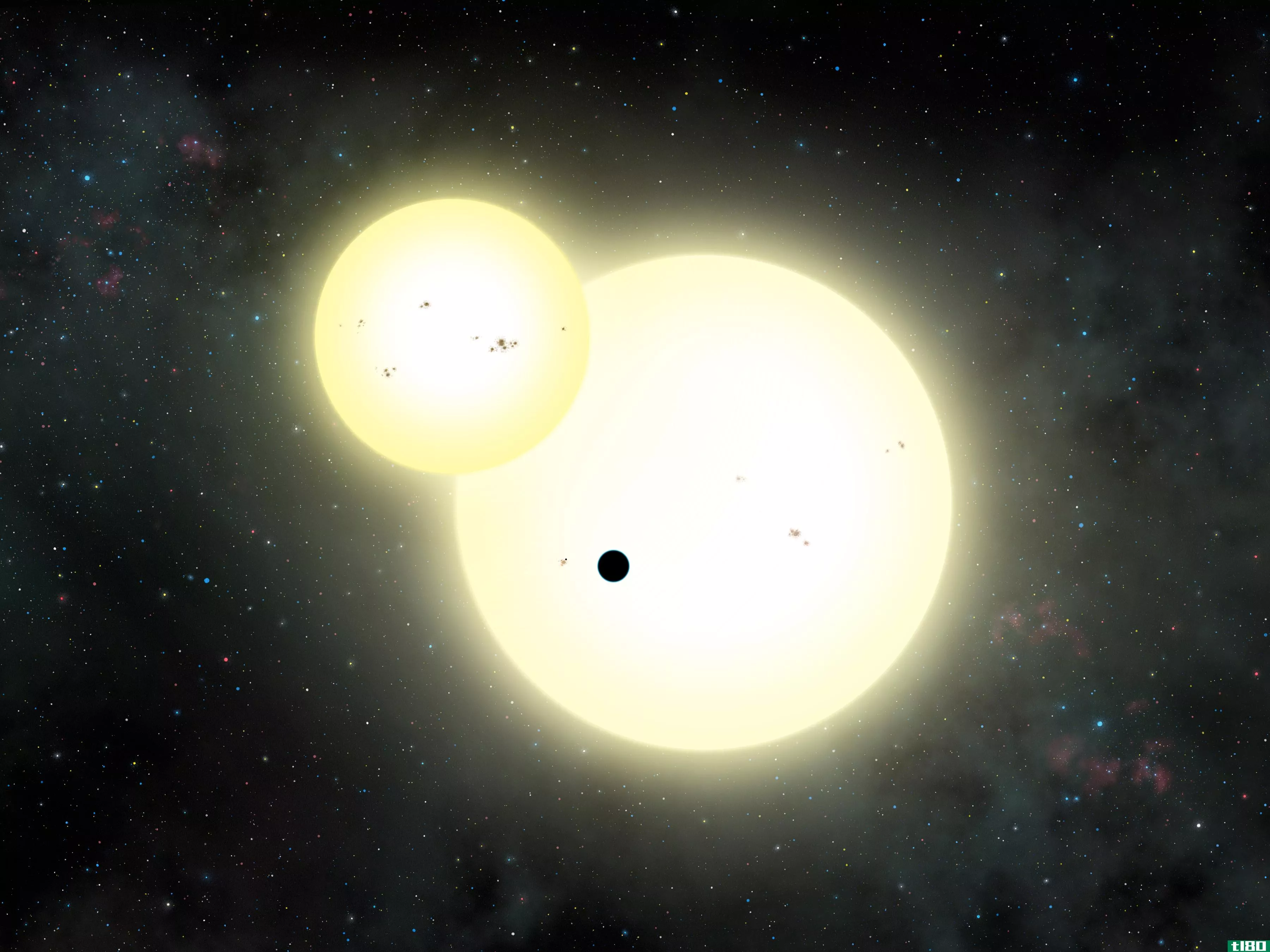 发现：木星大小的行星围绕着两颗类似太阳的恒星运行