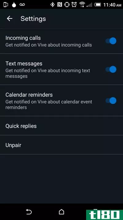 HTC Vive Phone Pairing