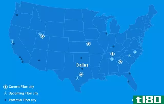 googlefiber将达拉斯命名为最新的超高速互联网“潜力”城市