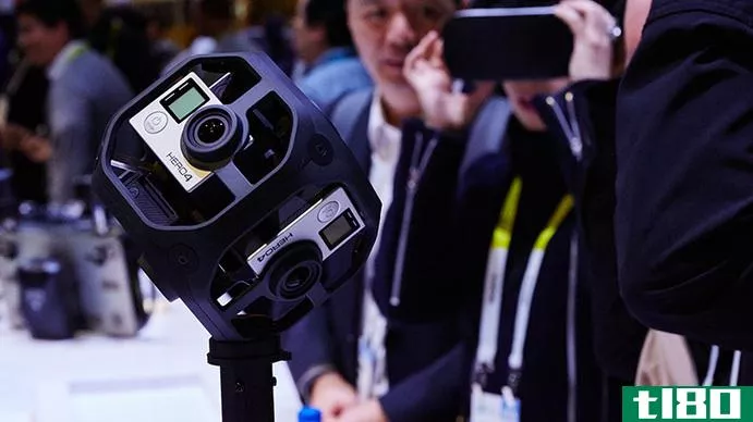 这是gopro的新虚拟现实相机装备