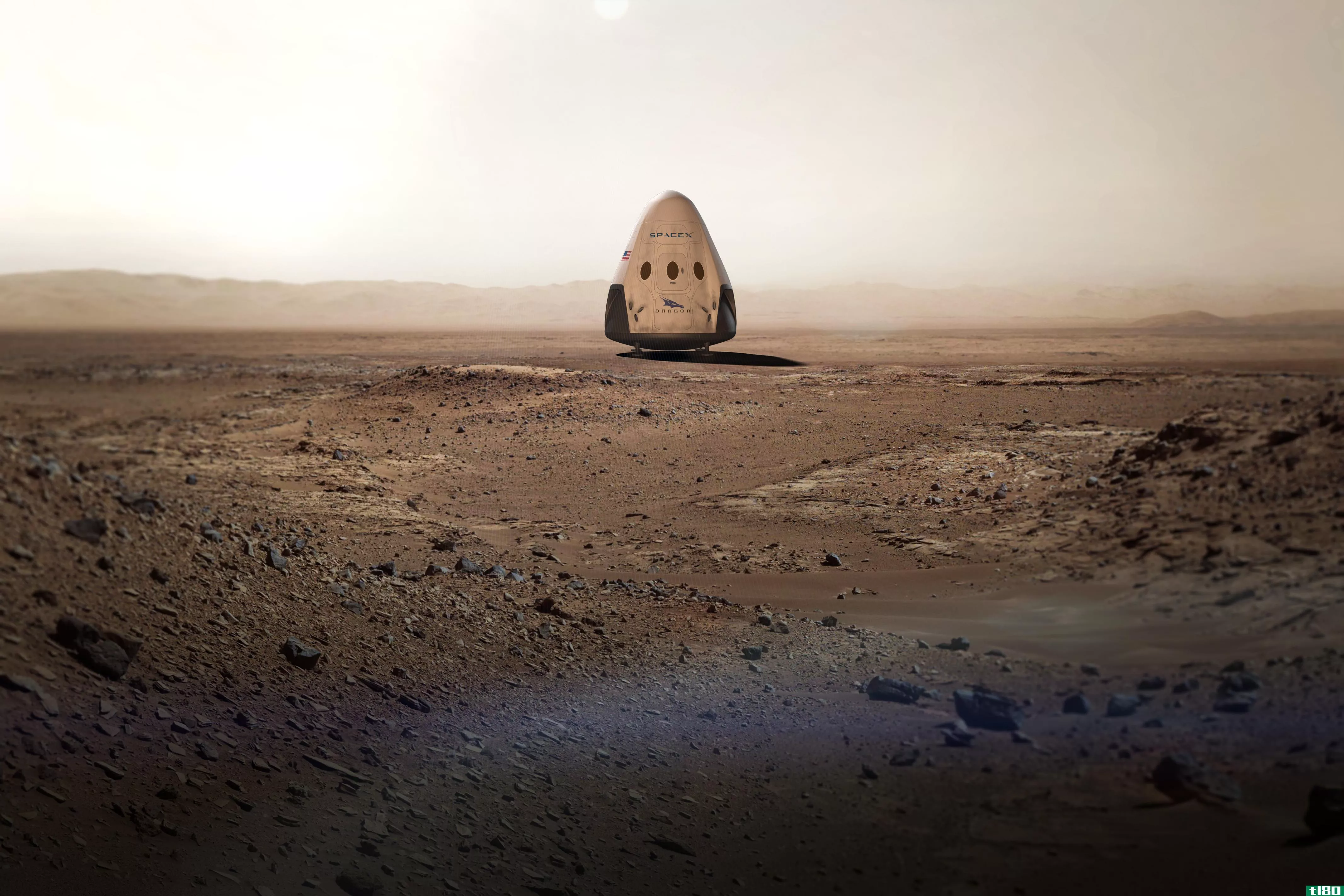 spacex计划最早在2018年向火星发射一艘宇宙飞船