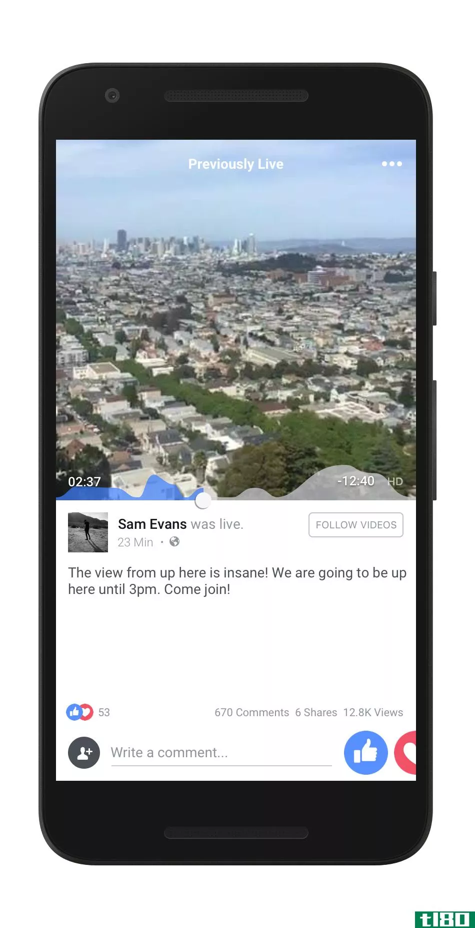 facebook现在可以让你直接跳到现场视频中引人入胜的部分