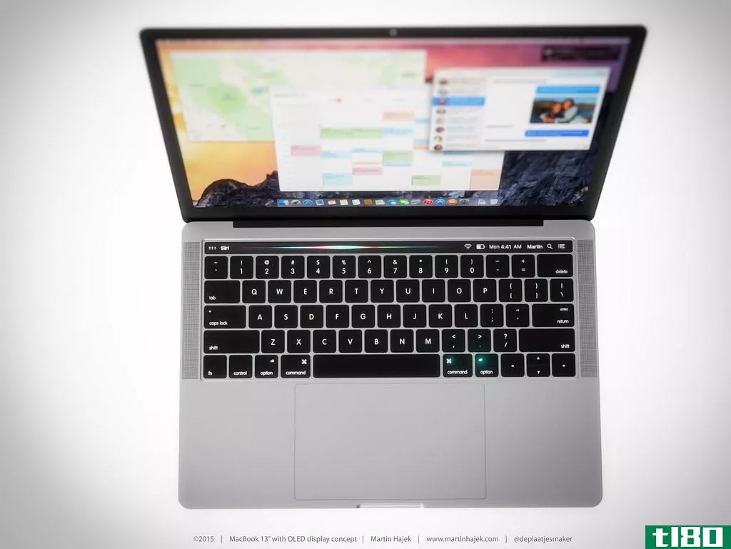 MacBookOLED触摸屏传言已经变成了一个很酷的3d概念