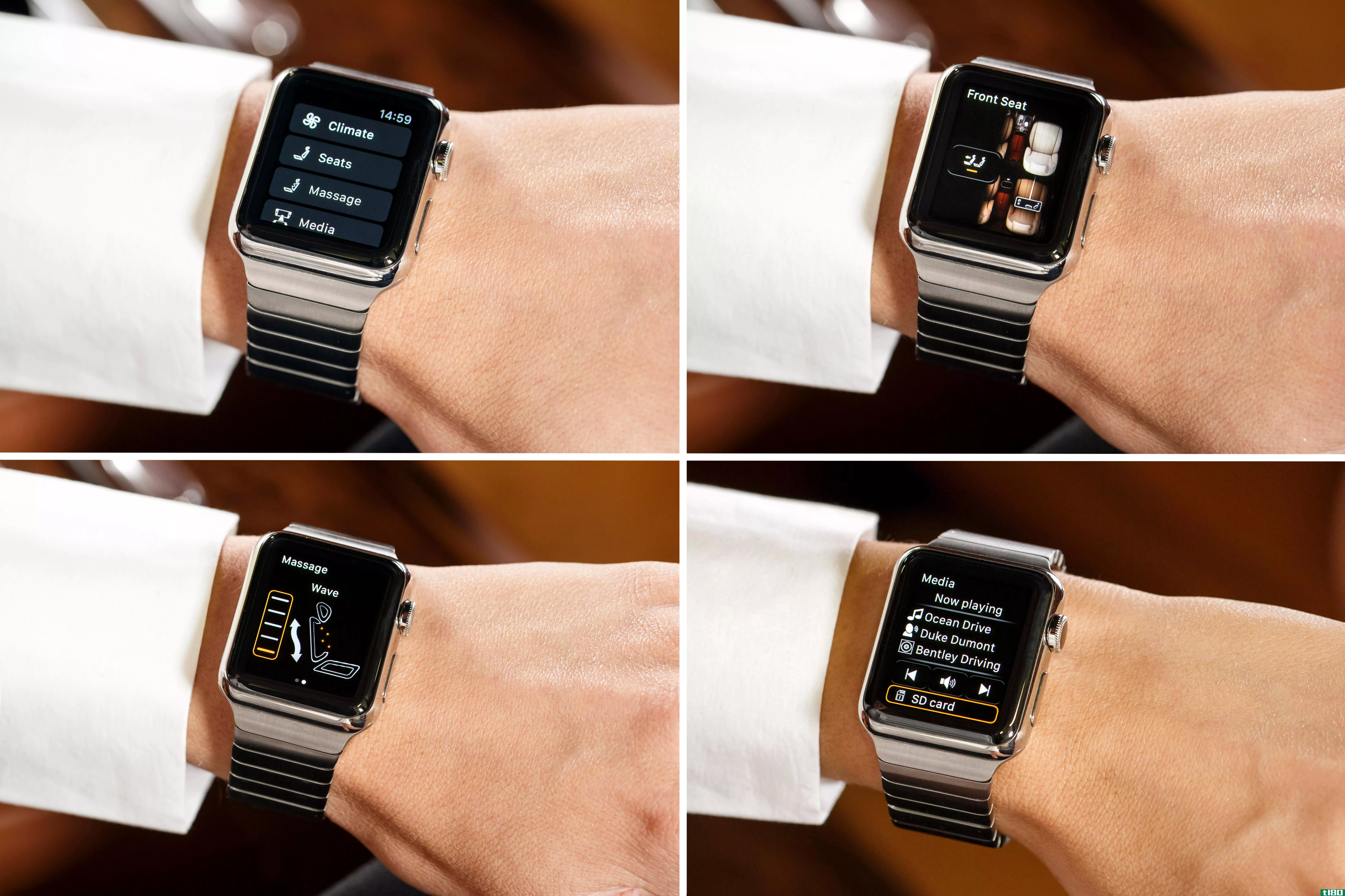 宾利的苹果手表应用程序可以让你从手腕上打开座椅按摩器