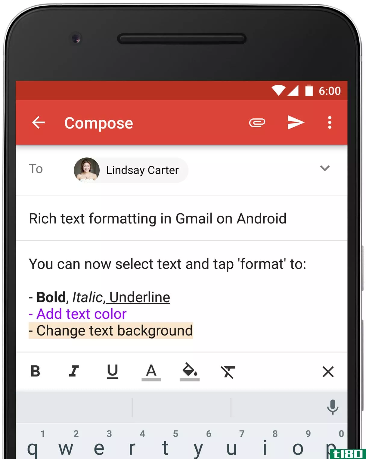 gmail为android应用程序添加了富文本格式和即时rsvps